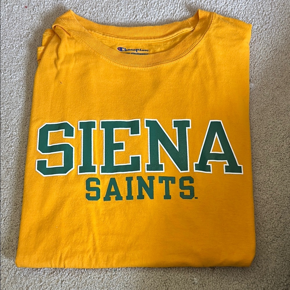 Champion Siena Saints Yellow T-Shirt